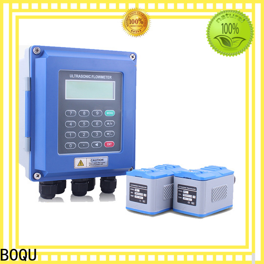 Boqu top ultrasonik air meteran aliran air untuk aplikasi air limbah