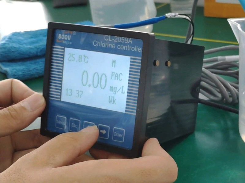 Calibration of CL-2059A Residual chlorine meter