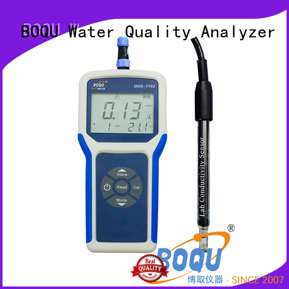 BOQU convenient portable conductivity meter factory direct supply for sewage treatment