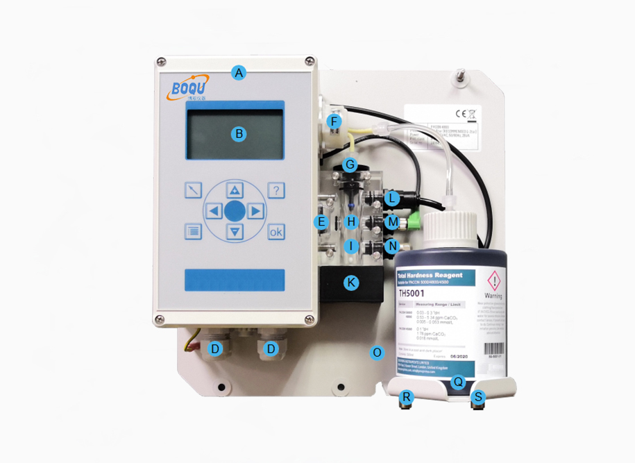 AH800 Online Total Water Hardness Test Meter BOQU