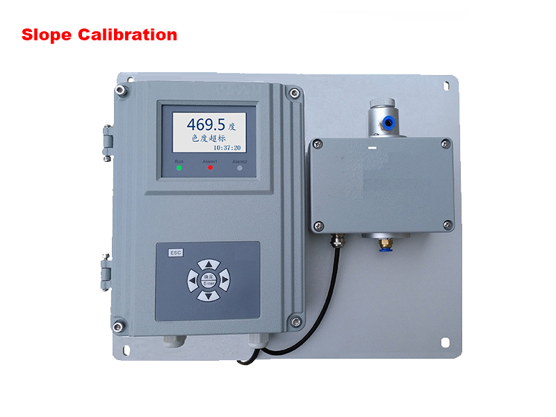 Slope Calibration of SD-500P Online Color Meter