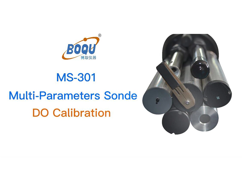 DO Calibration on MS-301 Mutilaprameters Water Quality Sonde