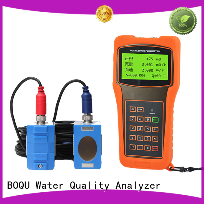 BOQU ultrasonic water flow meter factory for wastewater treatment plants